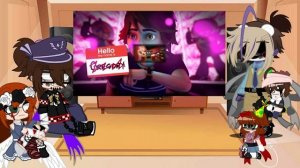 [FNAF] Afton Family React To Glammike, Gregbot & Vanbeth AU | Theory | Not my AU | PART 1!!