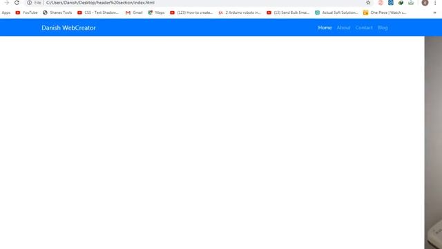 How to make a Website Header Section Using Bootstrap смотреть онлайн