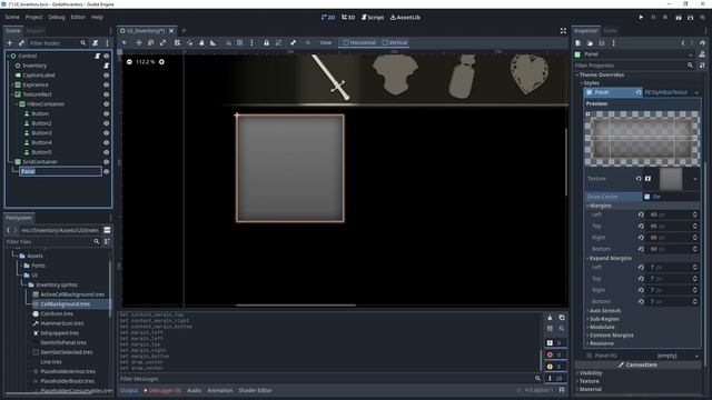 Godot 4: Создание сложного интерфейса инвентаря для RPG с нуля. смотреть онлайн