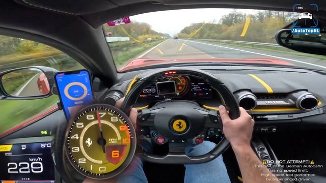 FERRARI 812 Novitec F1 V12 - 330 km/h смотреть онлайн