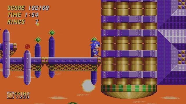 Sonic Origins plus sonic the hedgehog 2 oil ocean zone act 2 mirror mode walkthrough смотреть онлайн