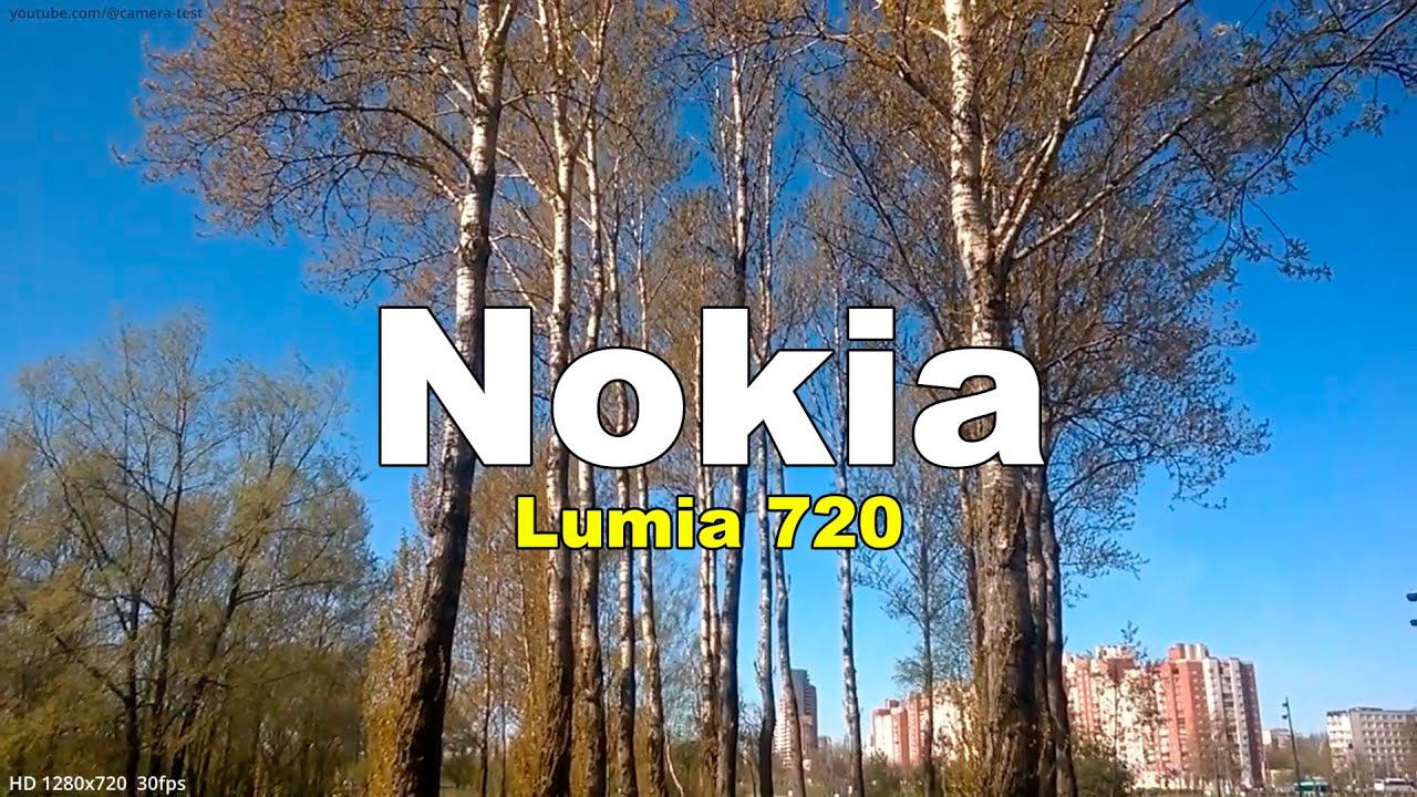 Nokia Lumia 720 - Тест камеры устройства | HD1280x720 30fps