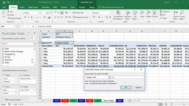 Excel magic trick 62 bangla - Pivot Table (Part 3) - Sorting and Filtering смотреть онлайн