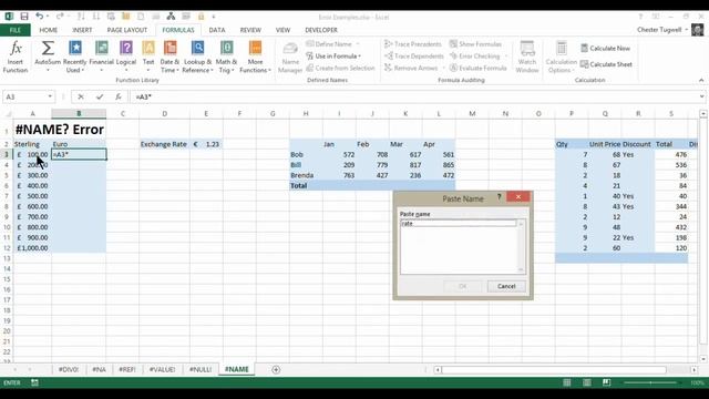 Understanding Excel's #NAME? Error смотреть онлайн