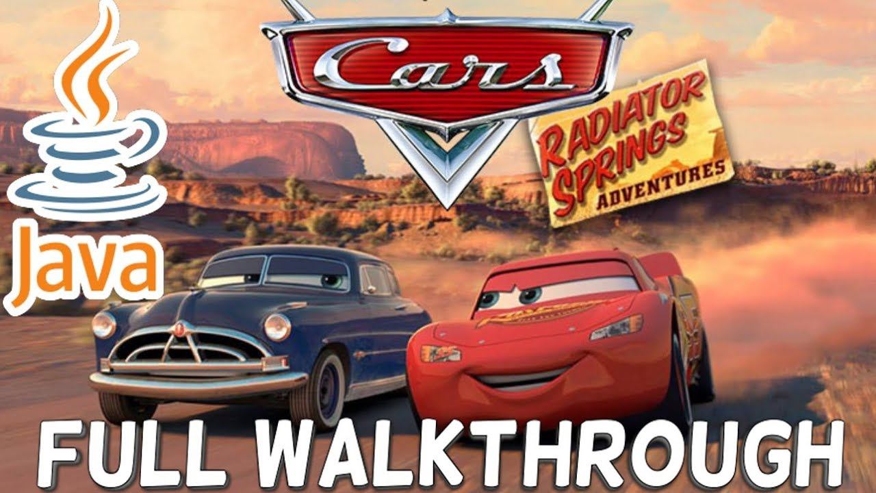 Cars: Radiator Springs 500 JAVA GAME (Disney Mobile 2007 year) FULL WALKTHROUGH смотреть онлайн