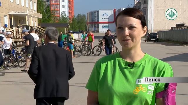 Велопробег ленчан в честь Дня России смотреть онлайн