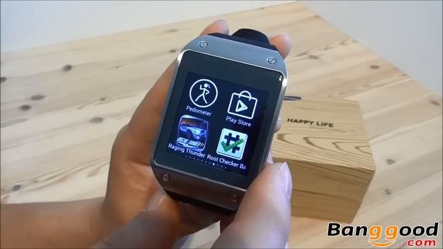 BBT Watch Dual-core Watch Phone WIFI Bluetooth GPS Wristwatch - banggood.com смотреть онлайн