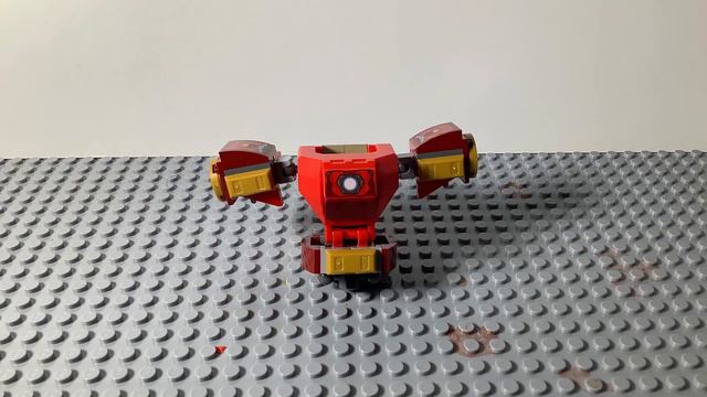 LEGO 76140 Iron Man Mech Speed Build Time lapse смотреть онлайн