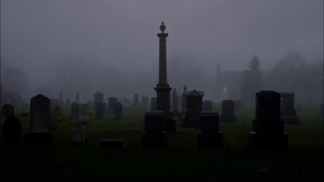 Haunted Undead Graveyard ✞ Cemetery Ambience Sounds | Halloween смотреть онлайн