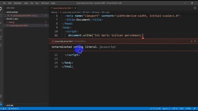 Cara debuging program javascript menggunakan microsoft visual studio code смотреть онлайн