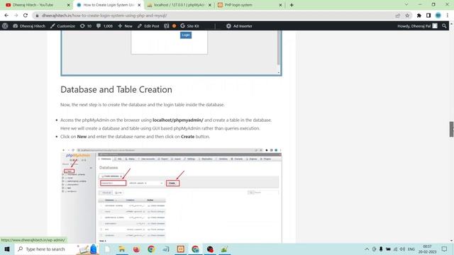 How to Create Login System Using PHP and MySQL смотреть онлайн