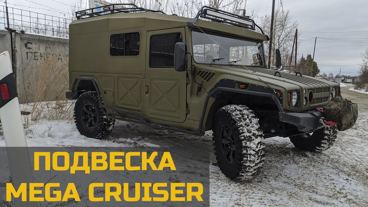 Военная подвеска по-японски на примере Toyota MegaCruiser смотреть онлайн