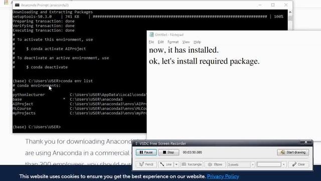 How to create env variable in anaconda for python development смотреть онлайн