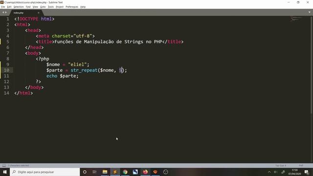 #03 - Manipulação de Strings - CURSO PHP PARA INICIANTES смотреть онлайн