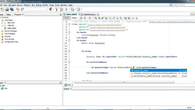 JSF valueChangeListener example - JSF Tutorial 11 смотреть онлайн
