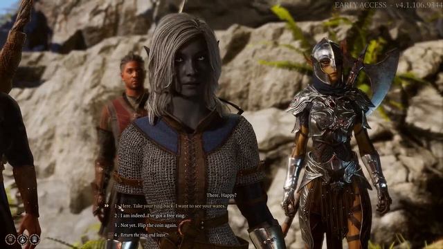 Baldur's Gate 3: (Drow dialogue) - Mattis meets Seldarine Drow смотреть онлайн