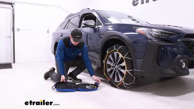 etrailer | Titan Chain Diamond Alloy Snow Tire Chains Installation - 2023 Subaru Outback Wagon смотреть онлайн