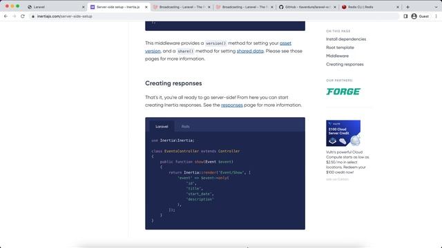 Laravel Inertia Demo - Online Chat Room (Part 1) смотреть онлайн