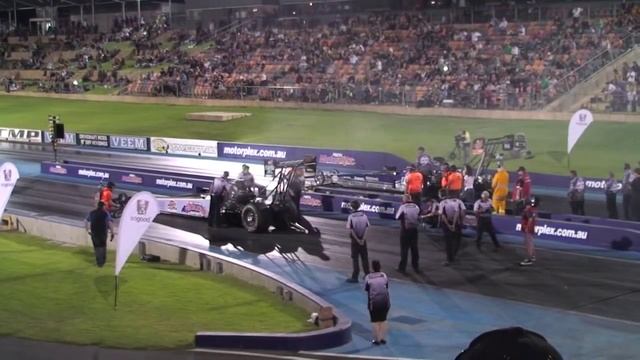 PHIL LAMATTINA vs DARREN MORGAN Top Fuel Perth Motorplex Westernationals 2014 смотреть онлайн