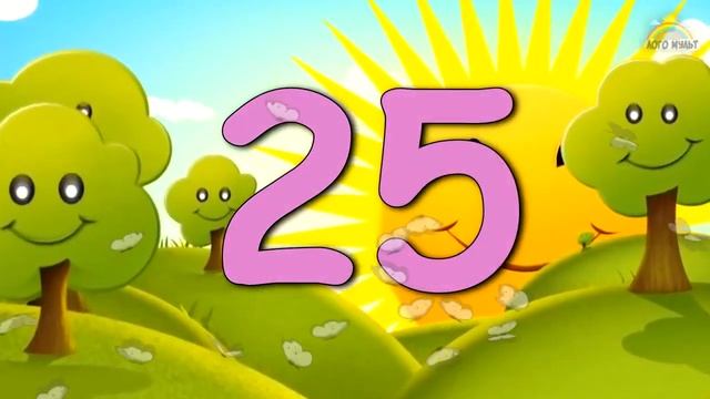Учим АНГЛИЙСКИЙ цифры от 1 до 50 английский для детей Learn ENGLISH numbers from 1 to 50 смотреть онлайн