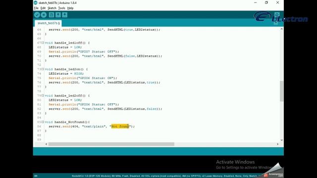 Create A Simple ESP8266 NodeMCU Web Server In Arduino|PART-1 IDE|ULECTRON| смотреть онлайн