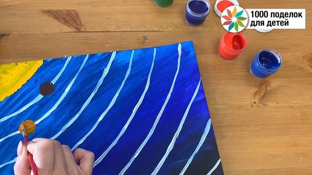 Как нарисовать КОСМОС и планеты / Арт-друзья с 1000 поделок для детей смотреть онлайн