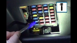 Замена предохранителя прикуривателя в салоне Hyundai Getz.