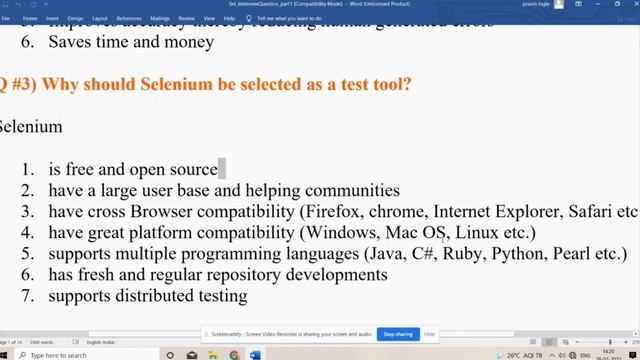 why should selenium be selected as a test tool/why selenium is best tool смотреть онлайн