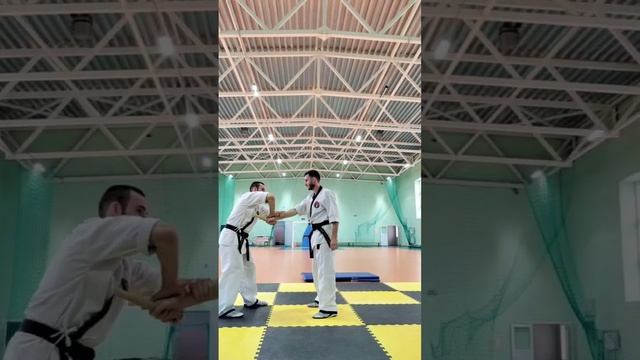 ХАПКИДО- Освобождение от угрозы ножом в шею смотреть онлайн