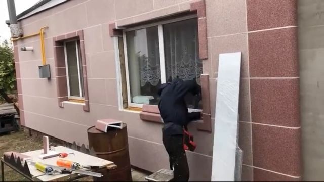 Гибкий камень. Монтаж термопанелей из гибкого камня. Просто и надолго. смотреть онлайн