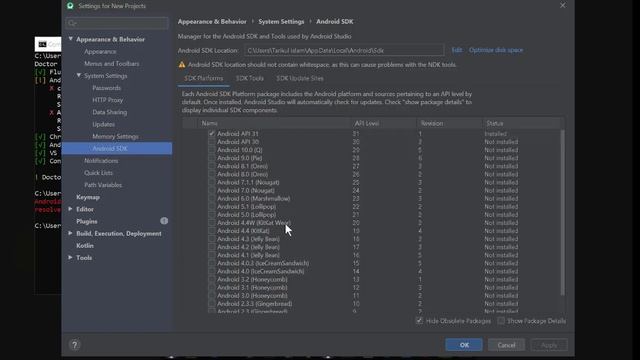 Android license status unknown OR Android sdkmanager not found And Update to the latest AndroidSDK смотреть онлайн