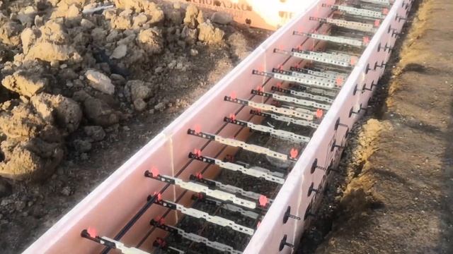 ОПАЛУБКА ИЗ ПЕНОПЛЕКСА, БЕЗ ДОСОК, ЗАЛИВКА БЕТОНА!!! смотреть онлайн