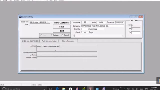Oracubes Oracle Surgical Urdu 02 ERP Adding More info to Customer смотреть онлайн
