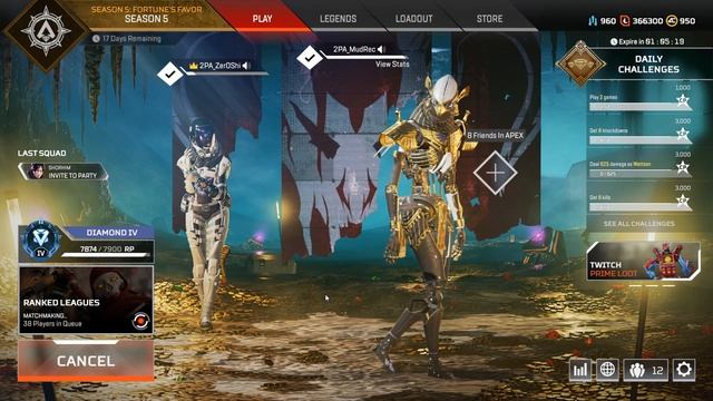 Как правильно тренироваться для игры Apex Legends от команды 2PA_Team смотреть онлайн