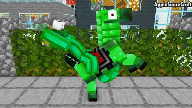 Monster School : SHORT LIFE ELEMENTAL GIRLFRIEND CHALLENGE + BODY BUILDER BOYFRIEND - Minecraft смотреть онлайн