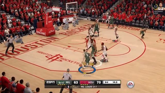 NBA LIVE 16 - Playoffs NBA finals game 5 Couldn't finish смотреть онлайн