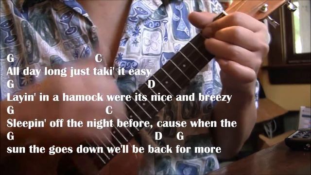 When the Sun Goes Down w/ Ukulele Chords and Lyrics смотреть онлайн
