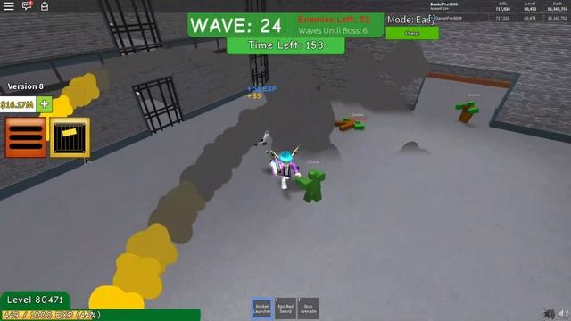 Roblox Zombie Attack - Buying The New Rocket Launcher! смотреть онлайн