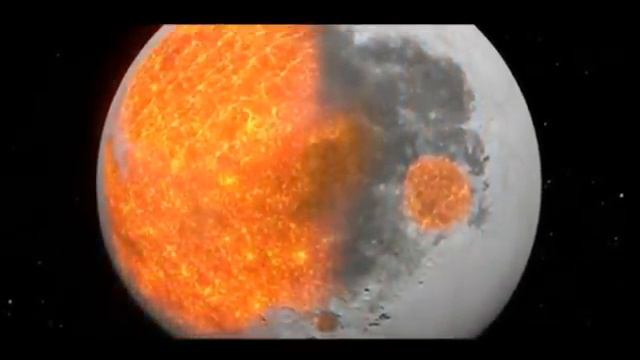 Эволюция Луны 5 миллиардов лет за 3 минуты смотреть онлайн