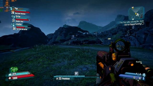 Borderlands 2 on Core 2 Duo E8400 3GHz GT 1030 1080p Med смотреть онлайн