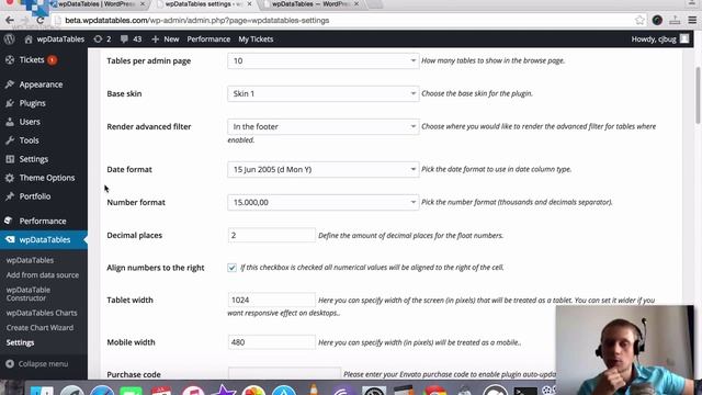Configuring wpDataTables - WordPress Tables and Charts Plugin смотреть онлайн