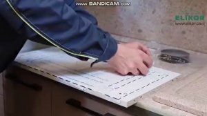 установка вытяжки встроенной