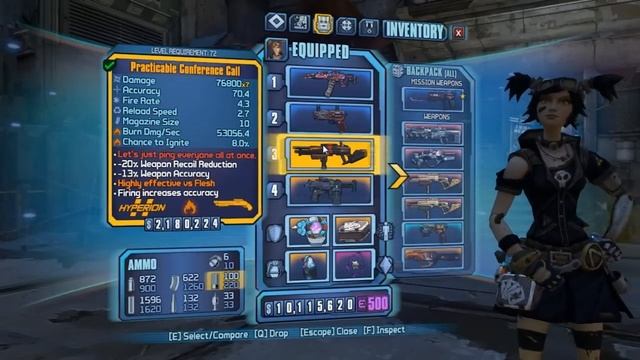 Borderlands 2- Level 72 Mechromancer Build *Chaotic Anarchist* смотреть онлайн