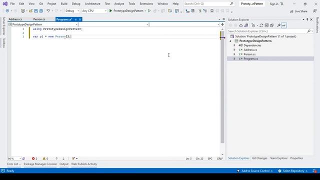 Prototype Design Pattern - C# .NET 6 смотреть онлайн