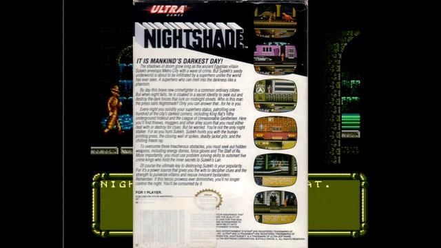 5 Min NES Gameplay reviews # 31 Nightshade смотреть онлайн