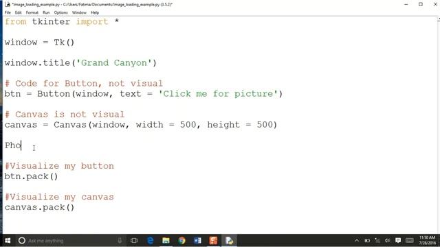 Tkinter easy image loading application смотреть онлайн