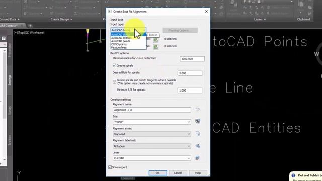 Create Best Fit Alignment in C3D смотреть онлайн