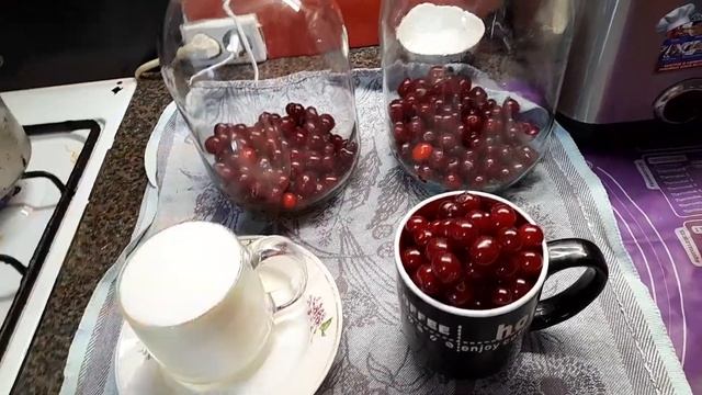 #РукоделиеотГалины Вишневый компот на зиму??? смотреть онлайн