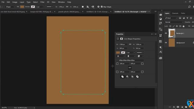 Create Restaurant Flyer Photoshop CC 2017 Tutorial смотреть онлайн