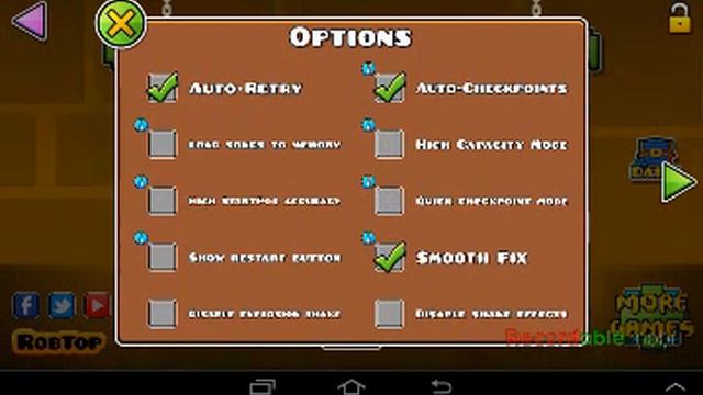 Гайды по Geometry Dash №1 (Как установить процент на прогресс бар?) смотреть онлайн